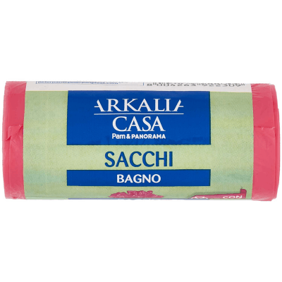 Sacco immondizia bagno con lacci rosa 10lt 35x50cm 20 pezzi – immagine 9