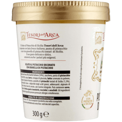 TESORI DELL'ARCA Gelato Pistacchio di Sicilia 300 g – immagine 10