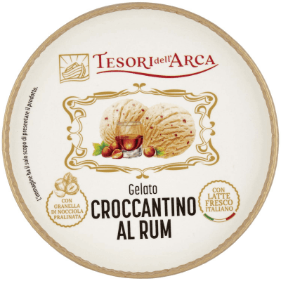 TESORI DELL'ARCA Gelato Croccantino al Rum 300 g – immagine 13