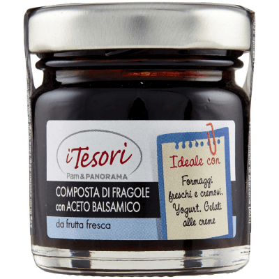 I TESORI Composta di Fragole con Aceto Balsamico 42 g – immagine 9