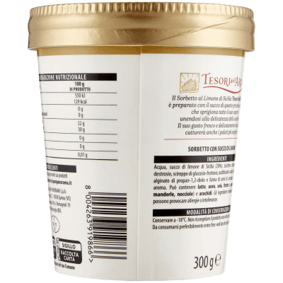 TESORI DELL'ARCA Sorbetto Limone di Sicilia 300 g – immagine 11