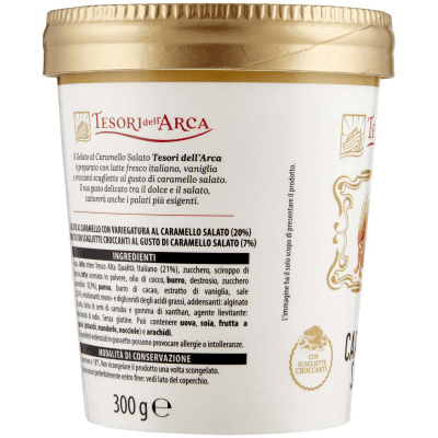 TESORI DELL'ARCA Gelato Caramello Salato 300 g – immagine 10