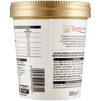 TESORI DELL'ARCA Gelato Caramello Salato 300 g – immagine 11