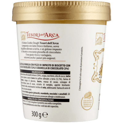 TESORI DELL'ARCA Gelato Cookie Dough 300 g – immagine 10
