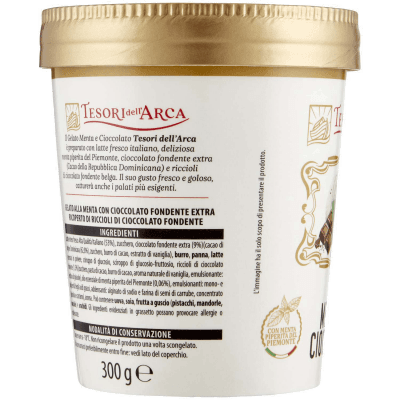 TESORI DELL'ARCA Gelato Menta e Cioccolato 300 g – immagine 10