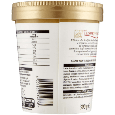 TESORI DELL'ARCA Gelato Vaniglia Bourbon 300 g – immagine 11