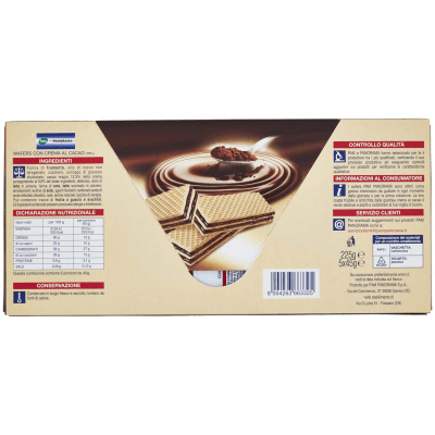 PAM PANORAMA Wafer con crema al cacao 225g (45g x 5) – immagine 11
