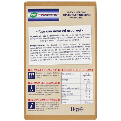 PAM PANORAMA Riso Integrale 10 minuti 1 kg – immagine 11