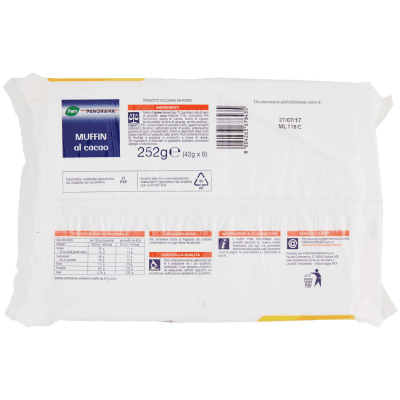PAM PANORAMA Muffin al cacao 252g (42g x 6) – immagine 11