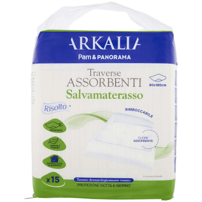 Traverse assorbenti salvamaterasso 80 x180 cm Arkalia 15 pezzi – immagine 9