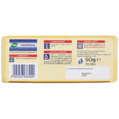 PAM PANORAMA Tè Earl Grey 50g (2g x 25) – immagine 14