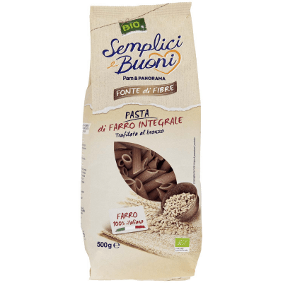 SEMPLICI E BUONI Fonte di Fibre Penne di Farro Integrale BIO 500 g – immagine 9