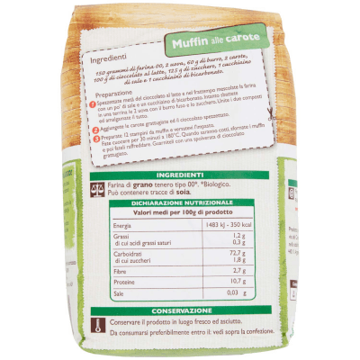 BIO Farina tipo 00 di grano tenero 1 Kg – immagine 11