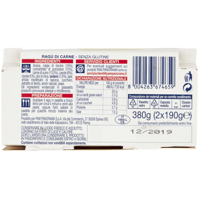 PAM PANORAMA Ragù di carne 380g (190g x 2) – immagine 14