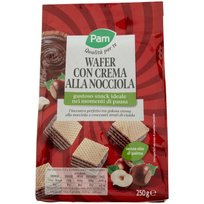 PAM PANORAMA Snack Wafer con crema alla nocciola 250 g – immagine 9