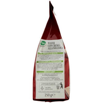 PAM PANORAMA Snack Wafer con crema alla nocciola 250 g – immagine 12