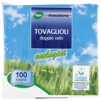 PAM PANORAMA Tovaglioli doppio velo ecologici 100 pz – immagine 9