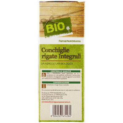 BIO Conchiglie rigate Integrali 500 g – immagine 12