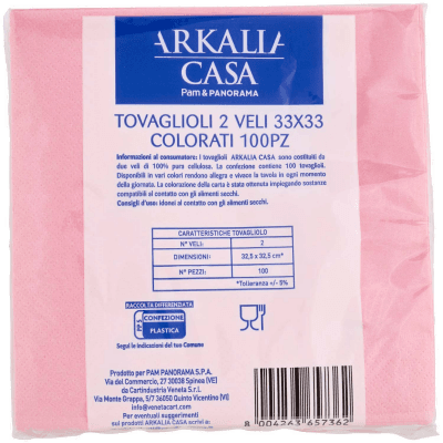 PAN PANORAMA Tovaglioli Colorati doppio velo 100 pz – immagine 11