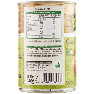 BIO Ceci Biologici 400 g – immagine 10