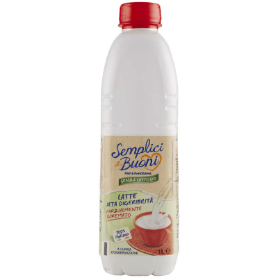 SEMPLICI E BUONI Senza Lattosio Latte Alta Digeribilità Parzialmente Scremato UHT 1L – immagine 11