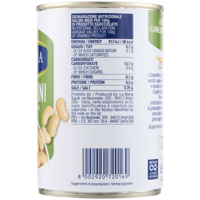 La Doria Cannellini Lessati al Naturale 400 g – immagine 12