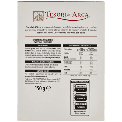 Tesori dell'arca baci di dama alla mandorla 150 g – immagine 11