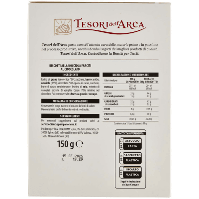 Tesori dell'arca baci di dama alla nocciola 150 g – immagine 11