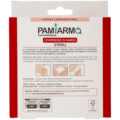 PAM PANORAMA Compresse di Garza 1 Formato 100 pz – immagine 11