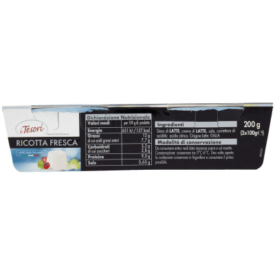 I TESORI Ricotta Fresca 2 x 100 g – immagine 14