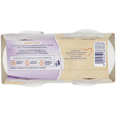 SEMPLICI E BUONI 0,1% di Grassi Ananas Yogurt Magro con Frutta in Pezzi 250g (2x125g) – immagine 14