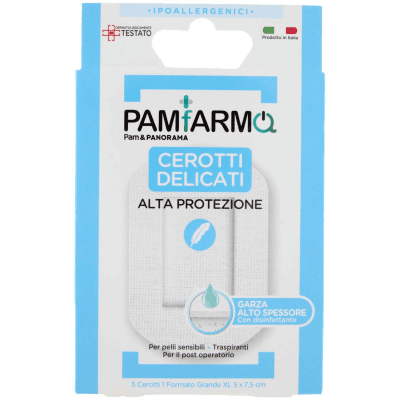 PAM PANORAMA Cerotti Alta Protezione Delicati Soffici 1 Formato Grande XL cm 5 x 7,5 5 pz – immagine 9