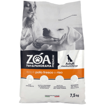 ZOA PREMIUM Adult medium/large ricco in pollo fresco e riso 7,5 kg – immagine 9