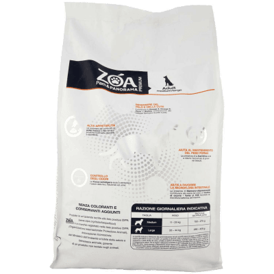 ZOA PREMIUM Adult medium/large ricco in pollo fresco e riso 7,5 kg – immagine 11