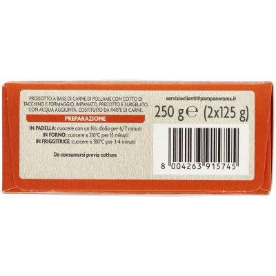 PAM Qualità per te Cordon Bleu con cotto di tacchino e formaggio surgelati 2 x 125 g – immagine 10