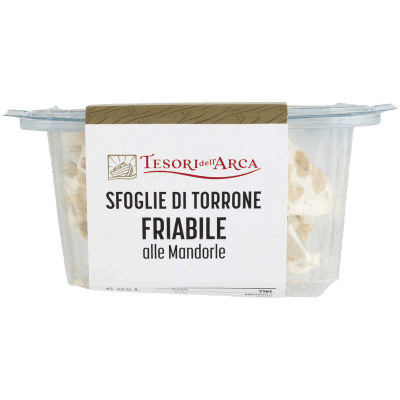 TESORI DELL'ARCA Sfoglie di Torrone Friabile alla Mandorle 150 g – immagine 14