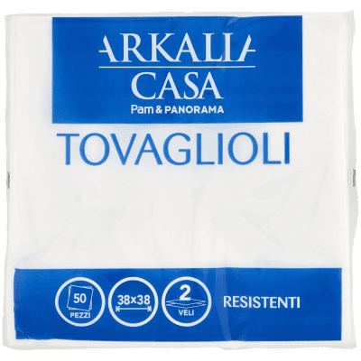 ARKALIA CASA Tovaglioli Resistenti 2 Veli 38x38 50 pz – immagine 9