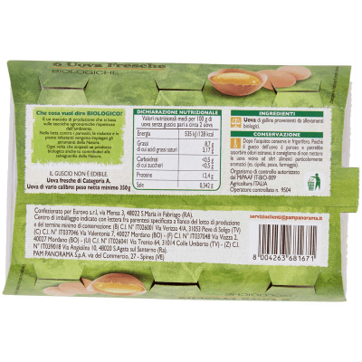 BIO 6 Uova Fresche Biologiche 350 g – immagine 11