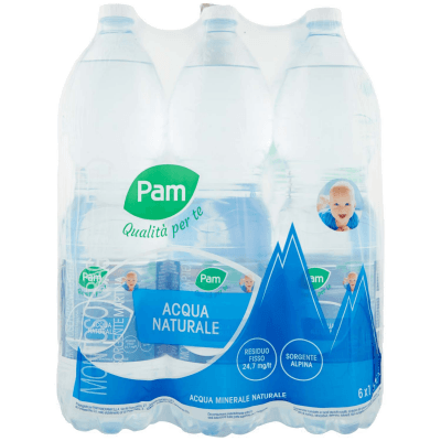 PAM Qualità per te Acqua Naturale 6 x 1,5 L – immagine 9