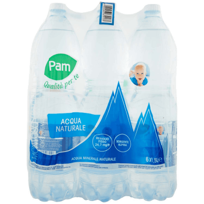 PAM Qualità per te Acqua Naturale 6 x 1,5 L – immagine 11
