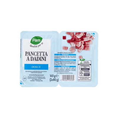 PAM Qualità per te Pancetta a Dadini Dolce 2 x 80 g – immagine 9
