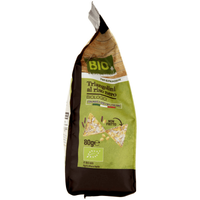 BIO Triangolini al riso nero Biologici 80 g – immagine 10