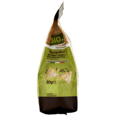 BIO Triangolini al riso nero Biologici 80 g – immagine 12