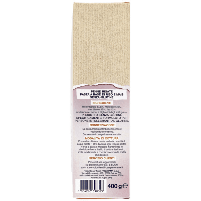 SEMPLICI E BUONI Senza Glutine Penne Rigate Riso e Mais 400 g – immagine 10