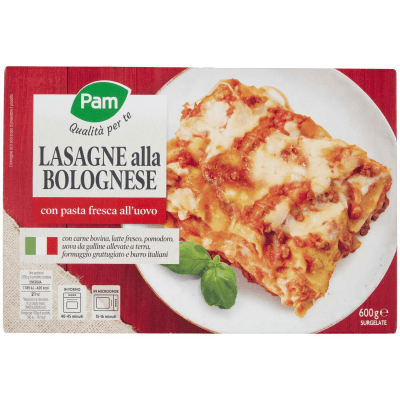PAM Qualità per te Lasagne alla Bolognese con pasta fresca all'uovo Surgelate 600 g – immagine 9