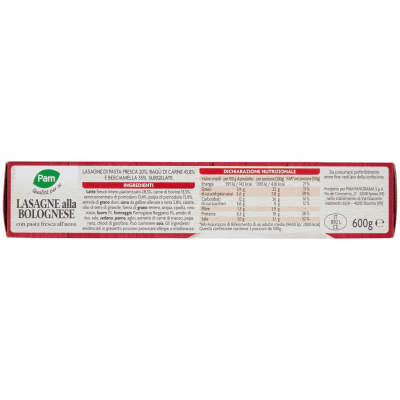 PAM Qualità per te Lasagne alla Bolognese con pasta fresca all'uovo Surgelate 600 g – immagine 13