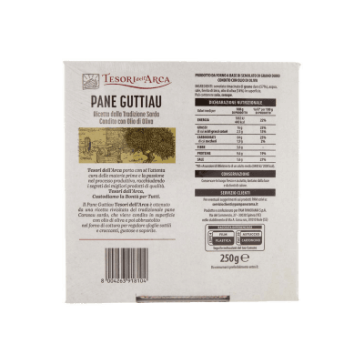 TESORI DELL'ARCA Pane Guttiau 250 g – immagine 11
