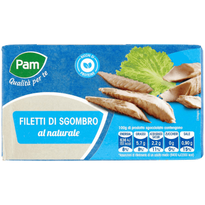 PAM PANORAMA Filetti di Sgombro 125 g – immagine 9