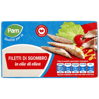 PAM PANORAMA Filetti di Sgombro 125 g – immagine 9