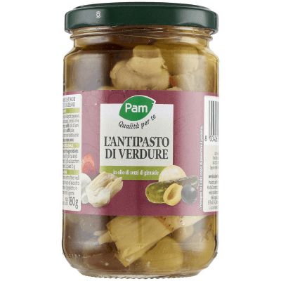 PAM Qualità per te Antipasto di Verdure in olio di oliva 280 g – immagine 9